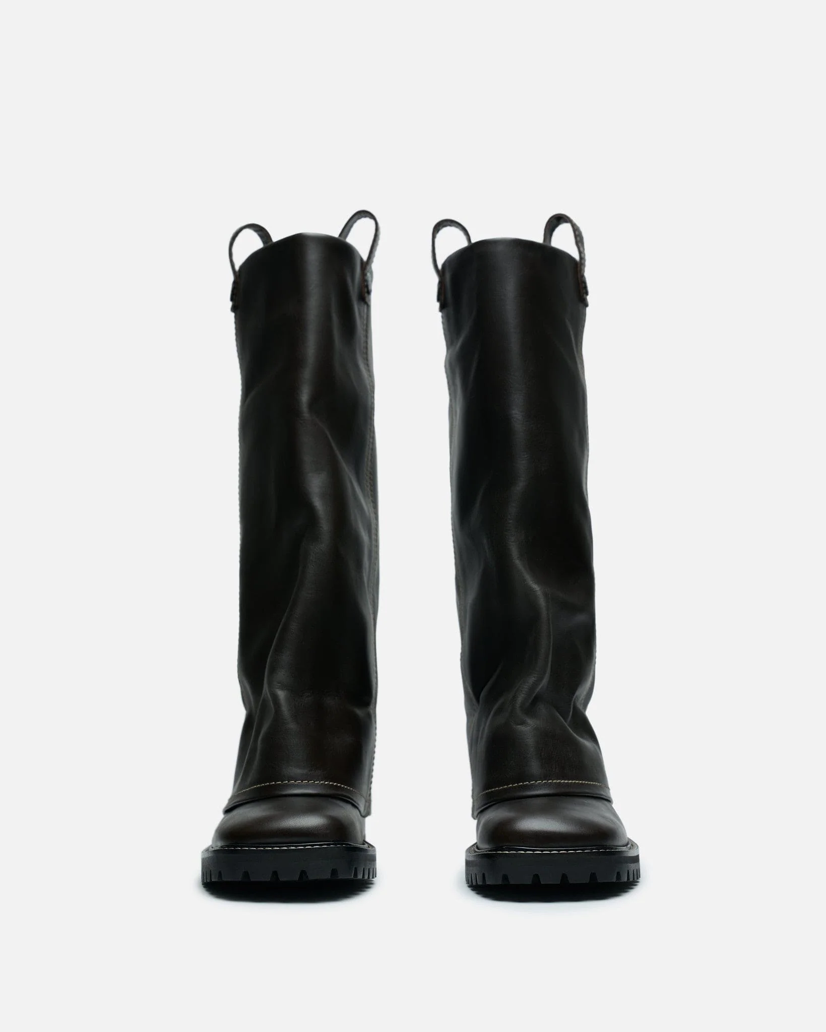 Knee High Boot in Mocha Brown - Image 3