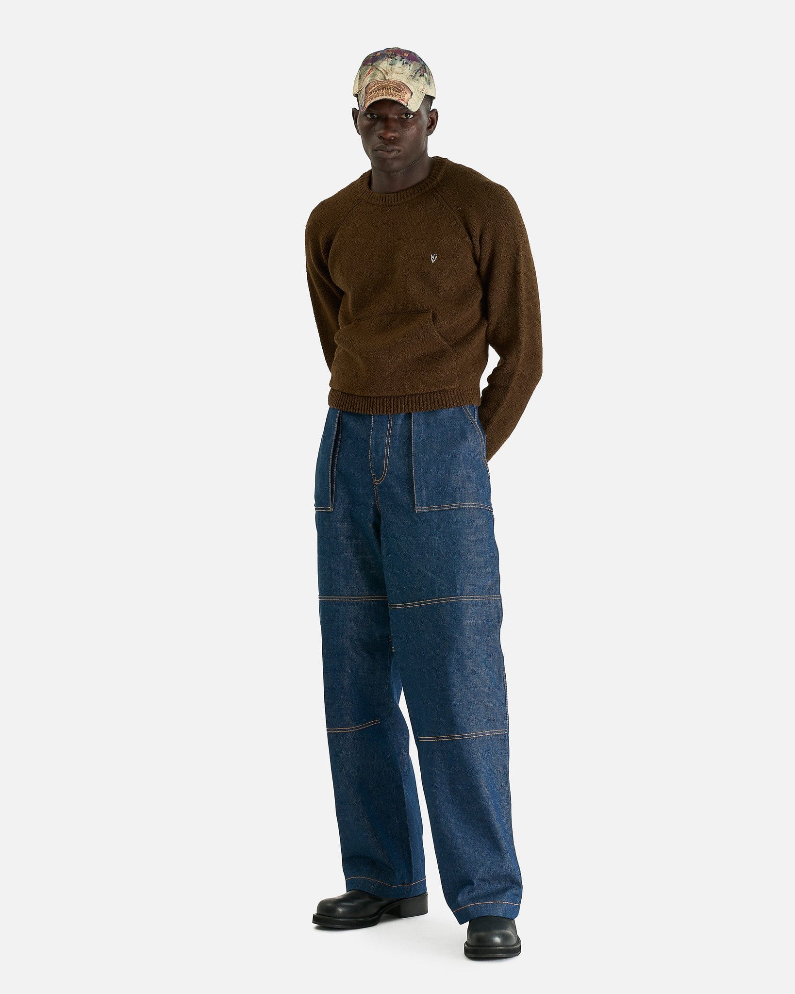 Knit Pullover in Brown - Image 6