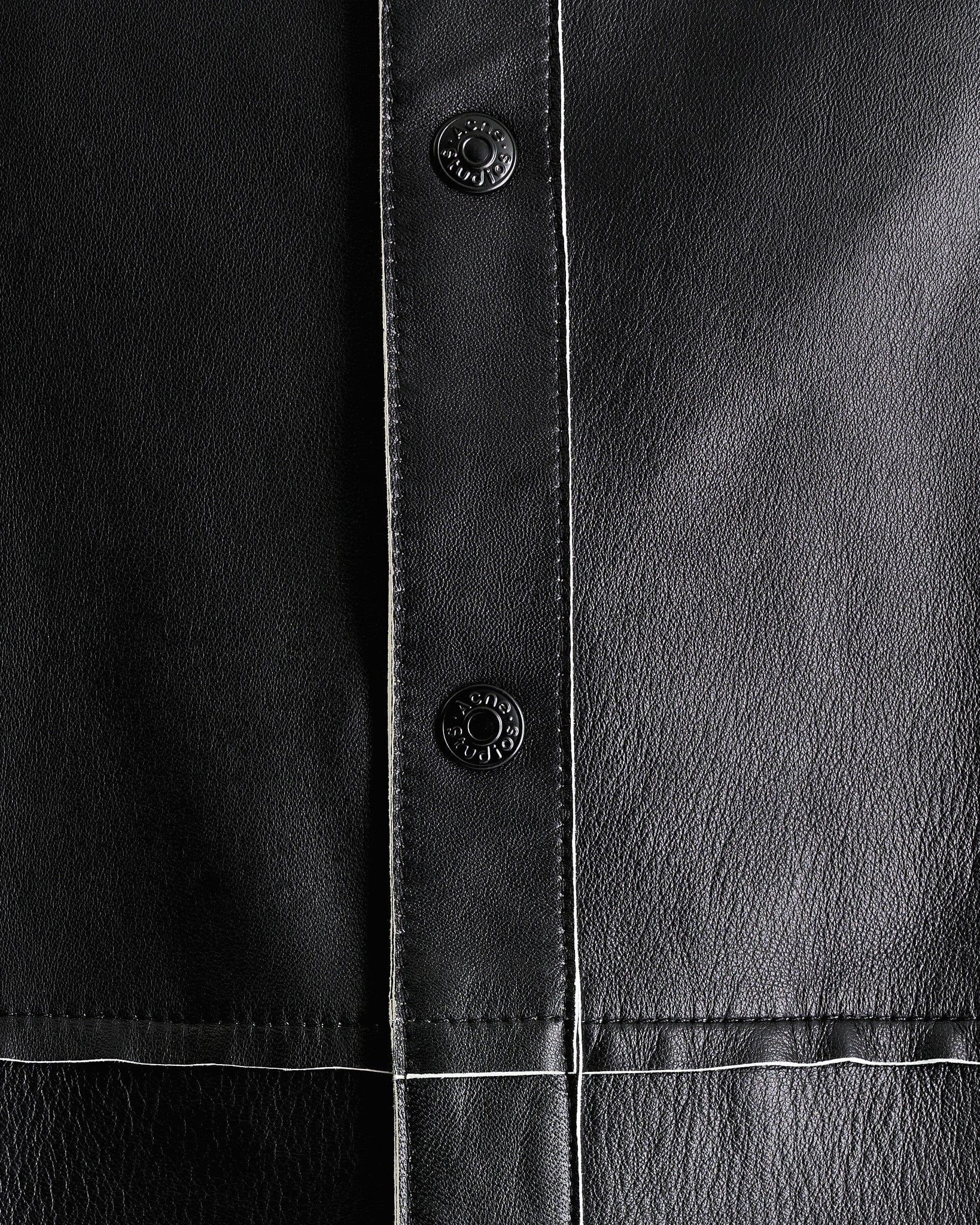 Leather Panel Jacket in Black - Image 6