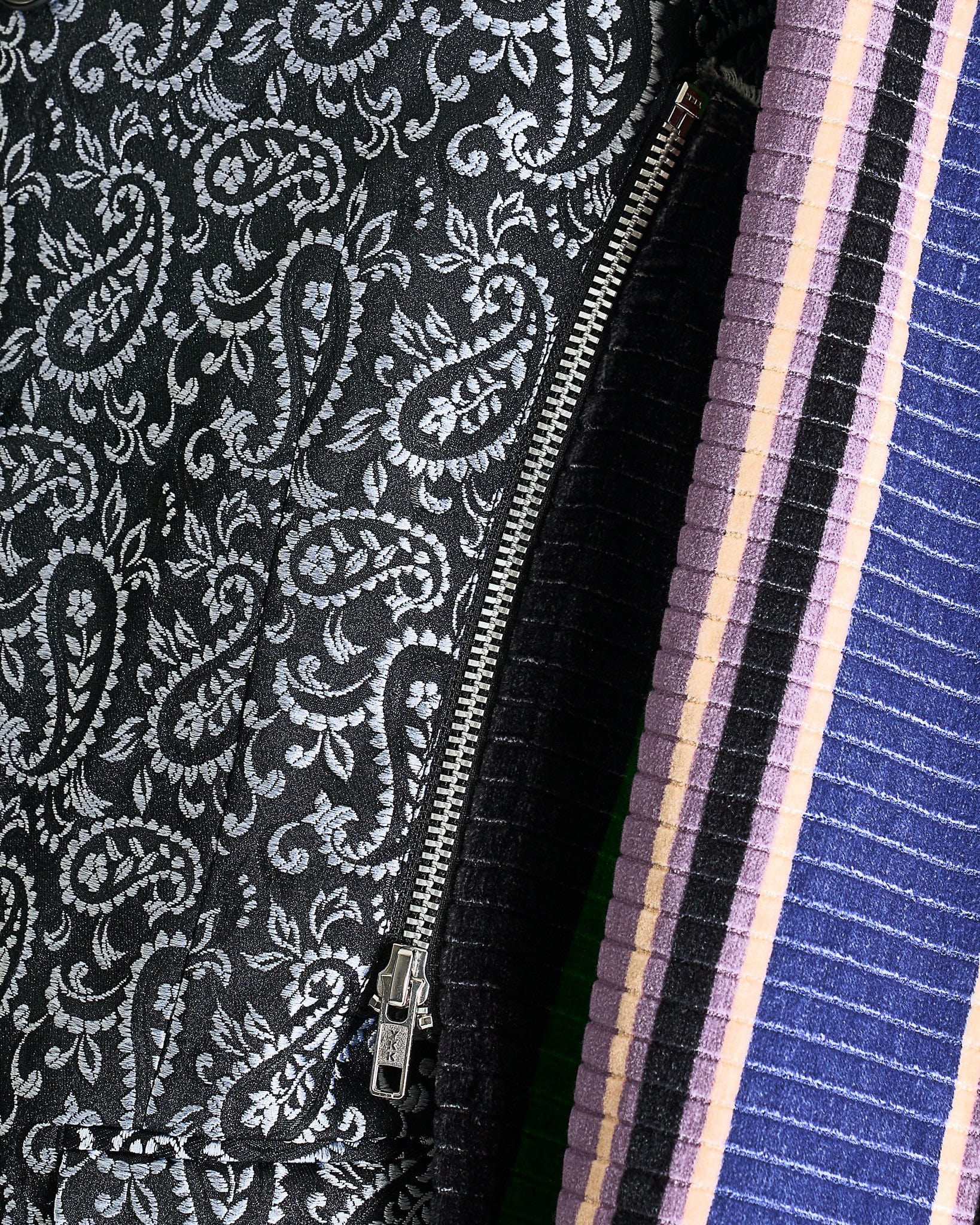 Paneled Patchwork Coat in Multi - Image 6