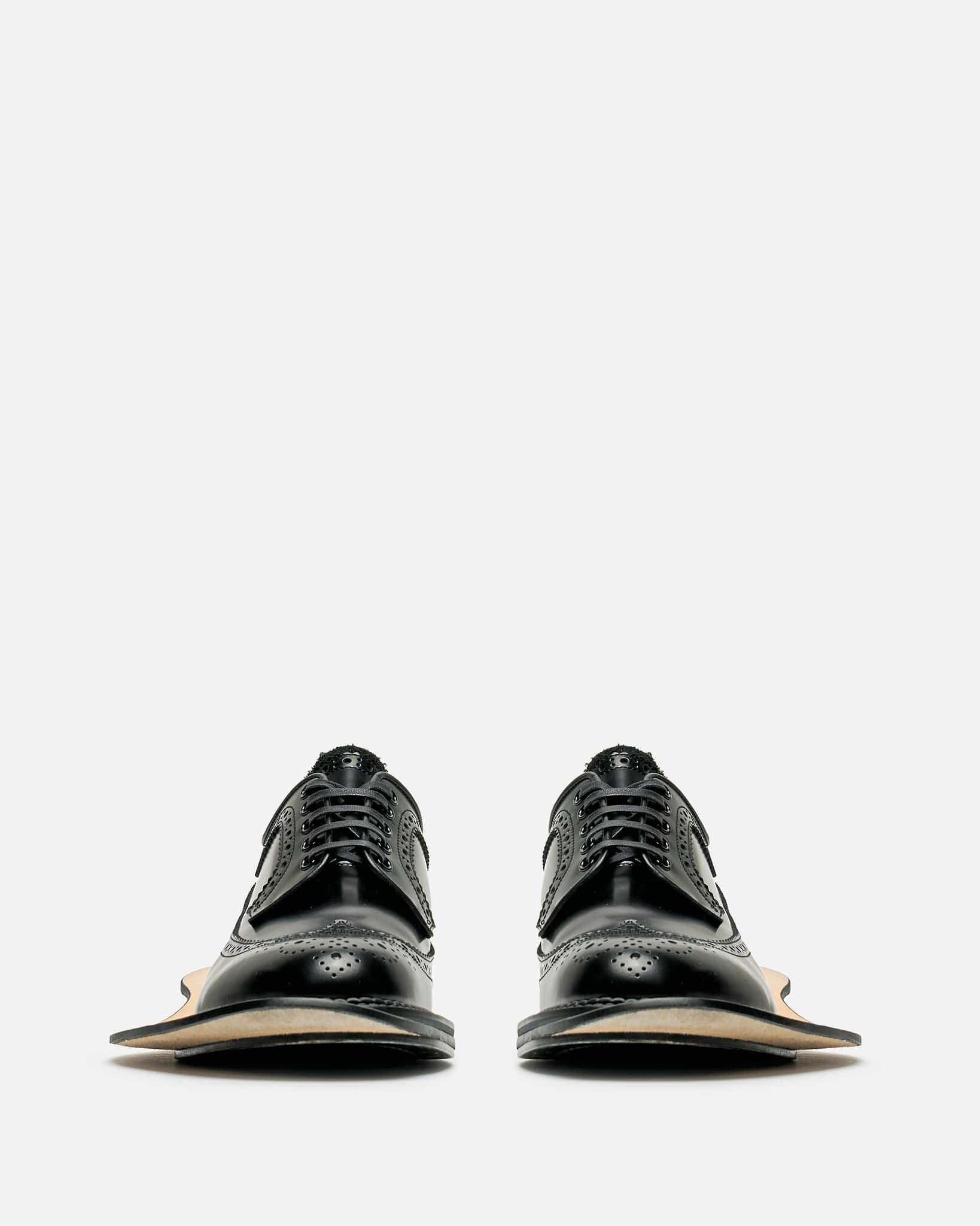 Kids Love Gaite Leather Brogues in Black - Image 3