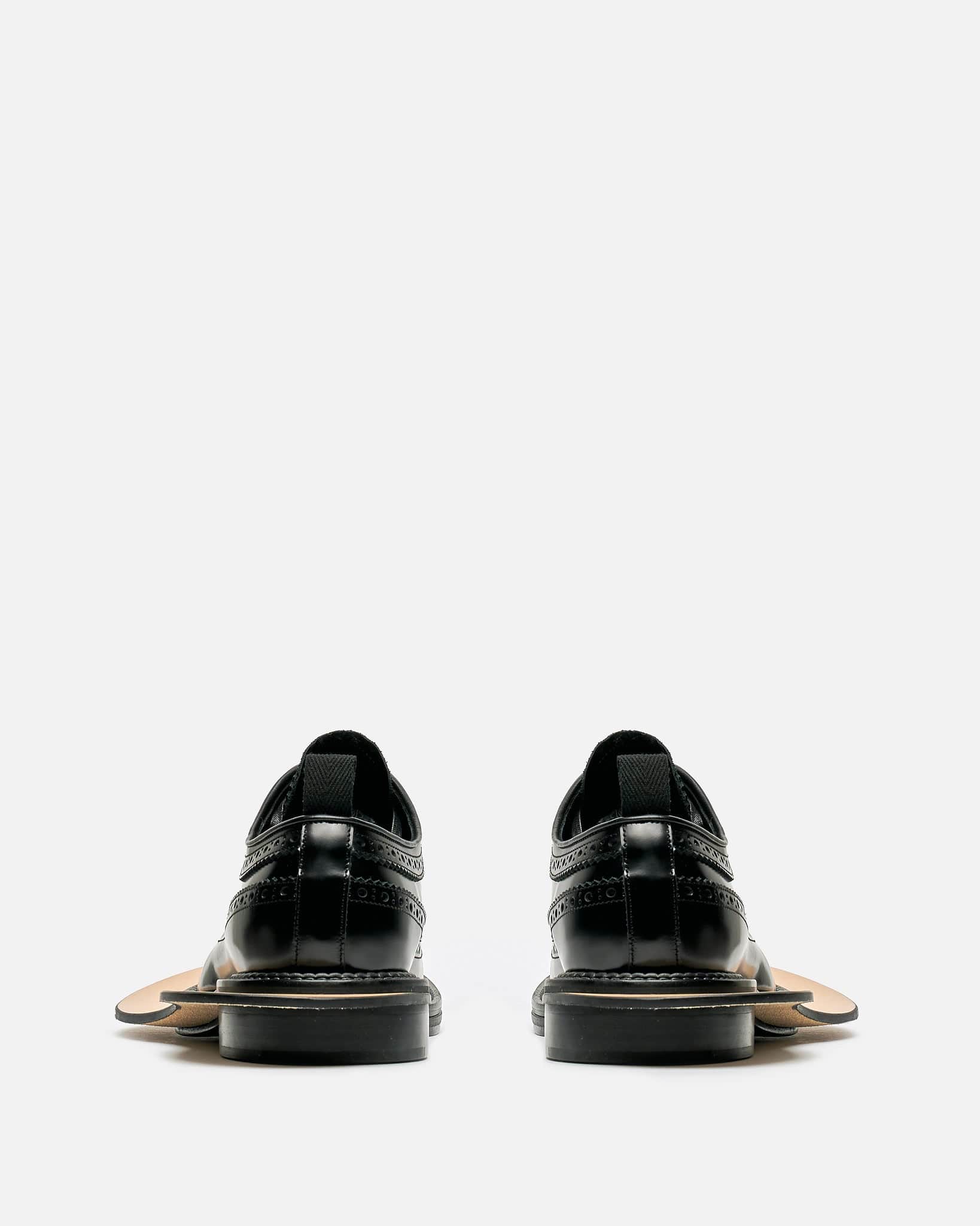 Kids Love Gaite Leather Brogues in Black - Image 4