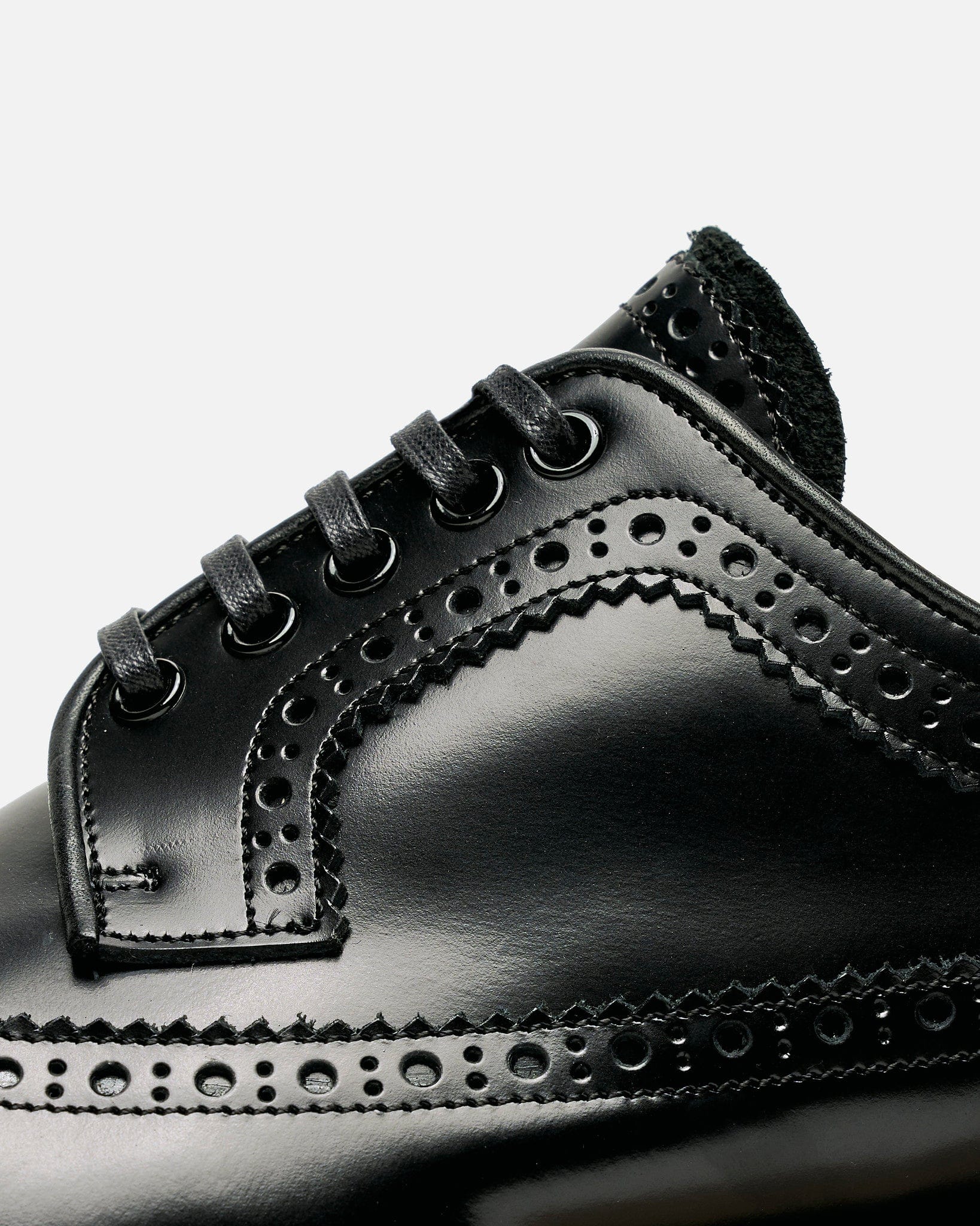 Kids Love Gaite Leather Brogues in Black - Image 5