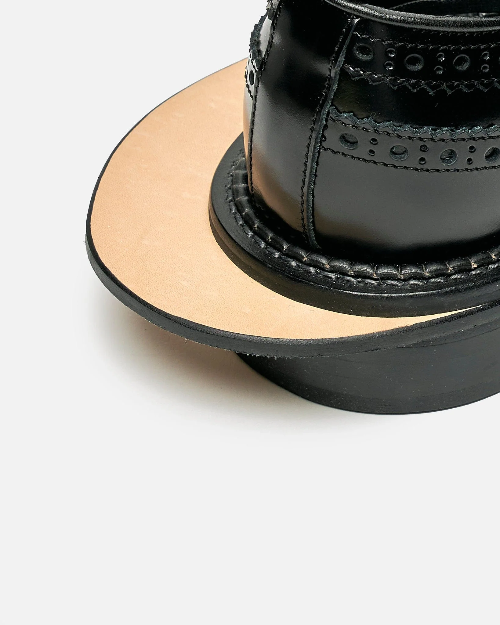 Kids Love Gaite Leather Brogues in Black - Image 6