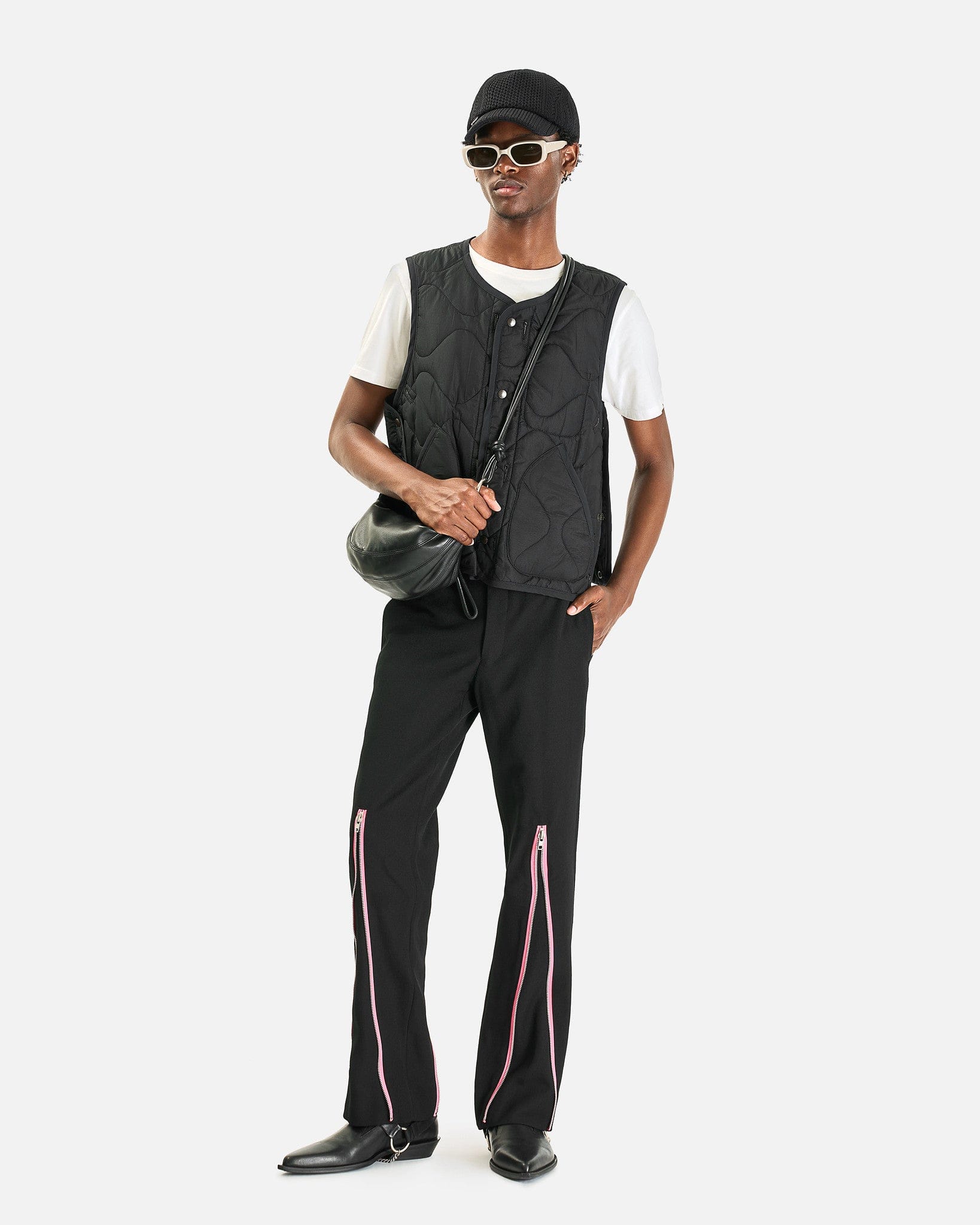 Zipper Pant in Black - Image 5
