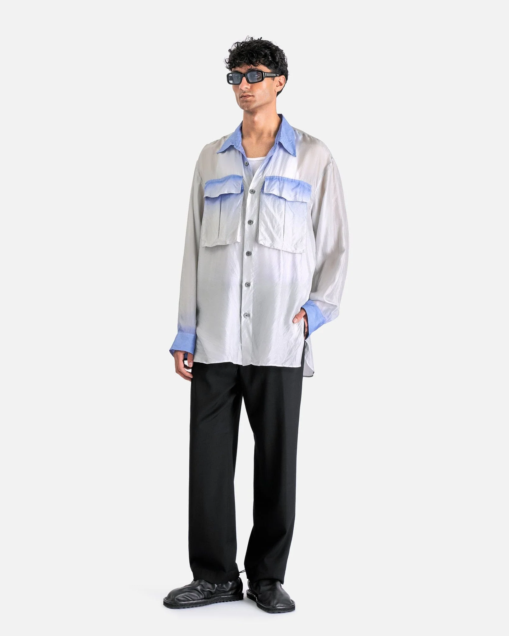 Calander Tris Shirt in Blue - Image 5