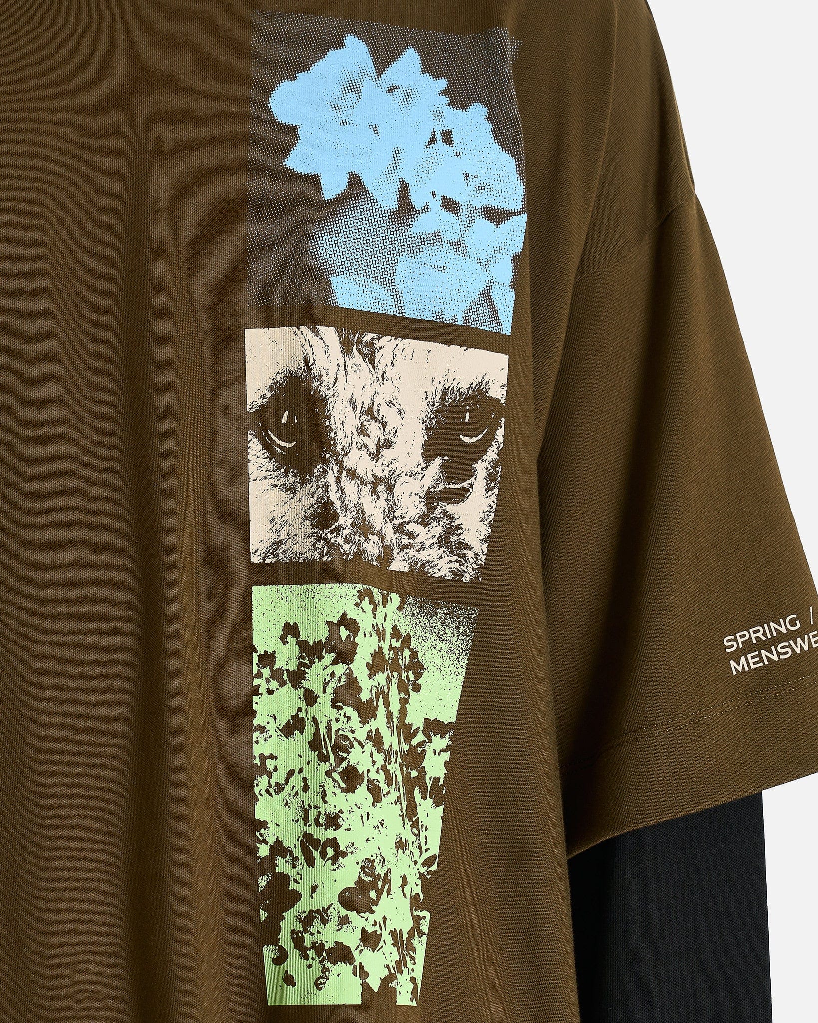 Hemmings PR LS T-Shirt in Khaki - Image 5
