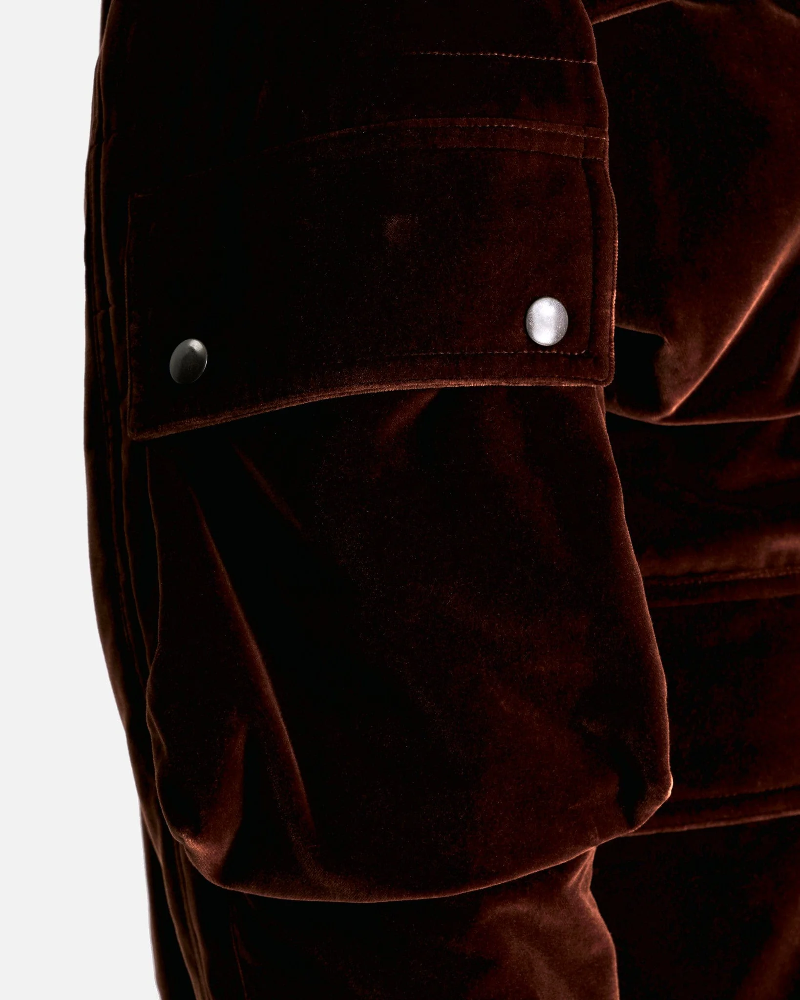 Vilburn Velour Jacket in Brown - Image 5