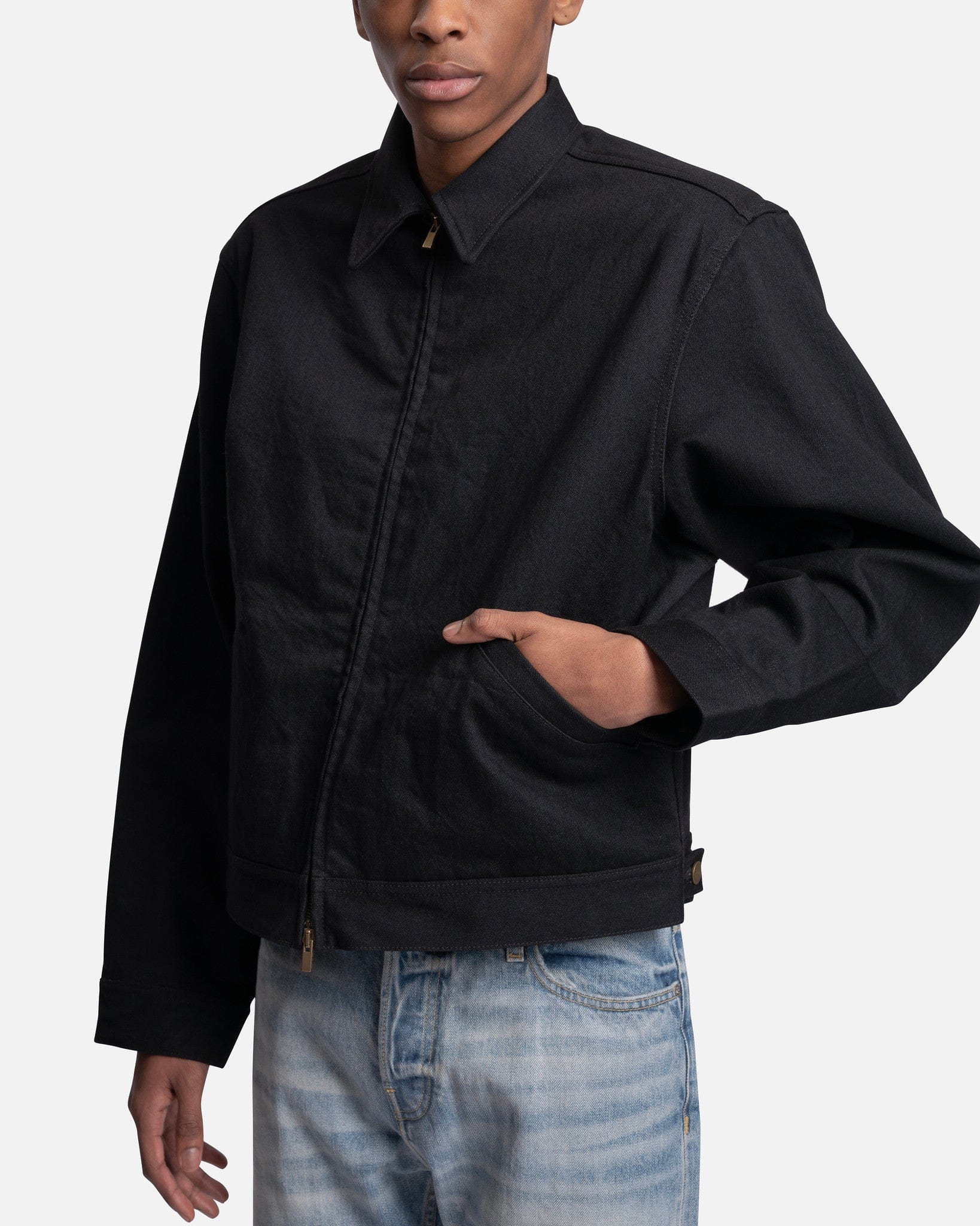 Eternal Denim Jacket in Black - Image 4