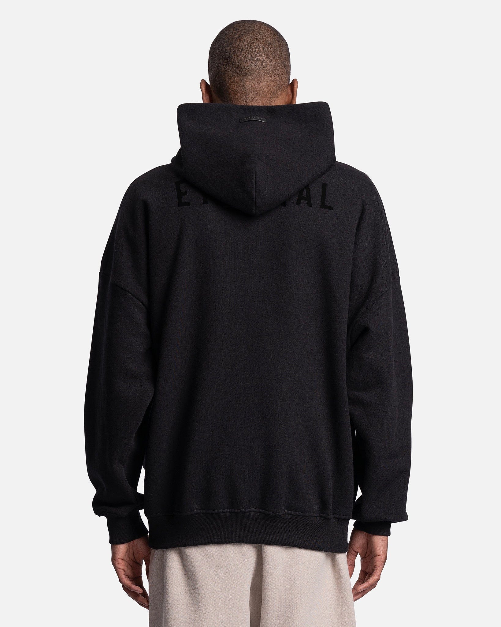 Eternal Fleece Hoodie in Black - Image 3