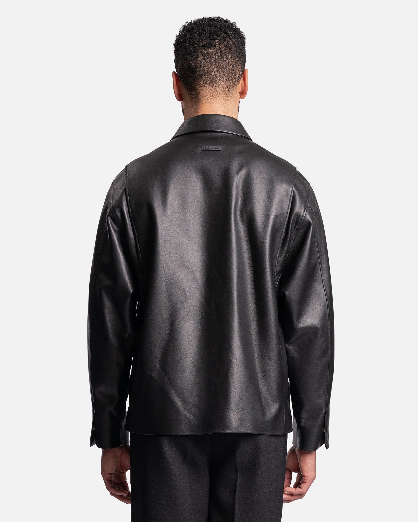 Eternal Leather Jacket in Black - Image 3