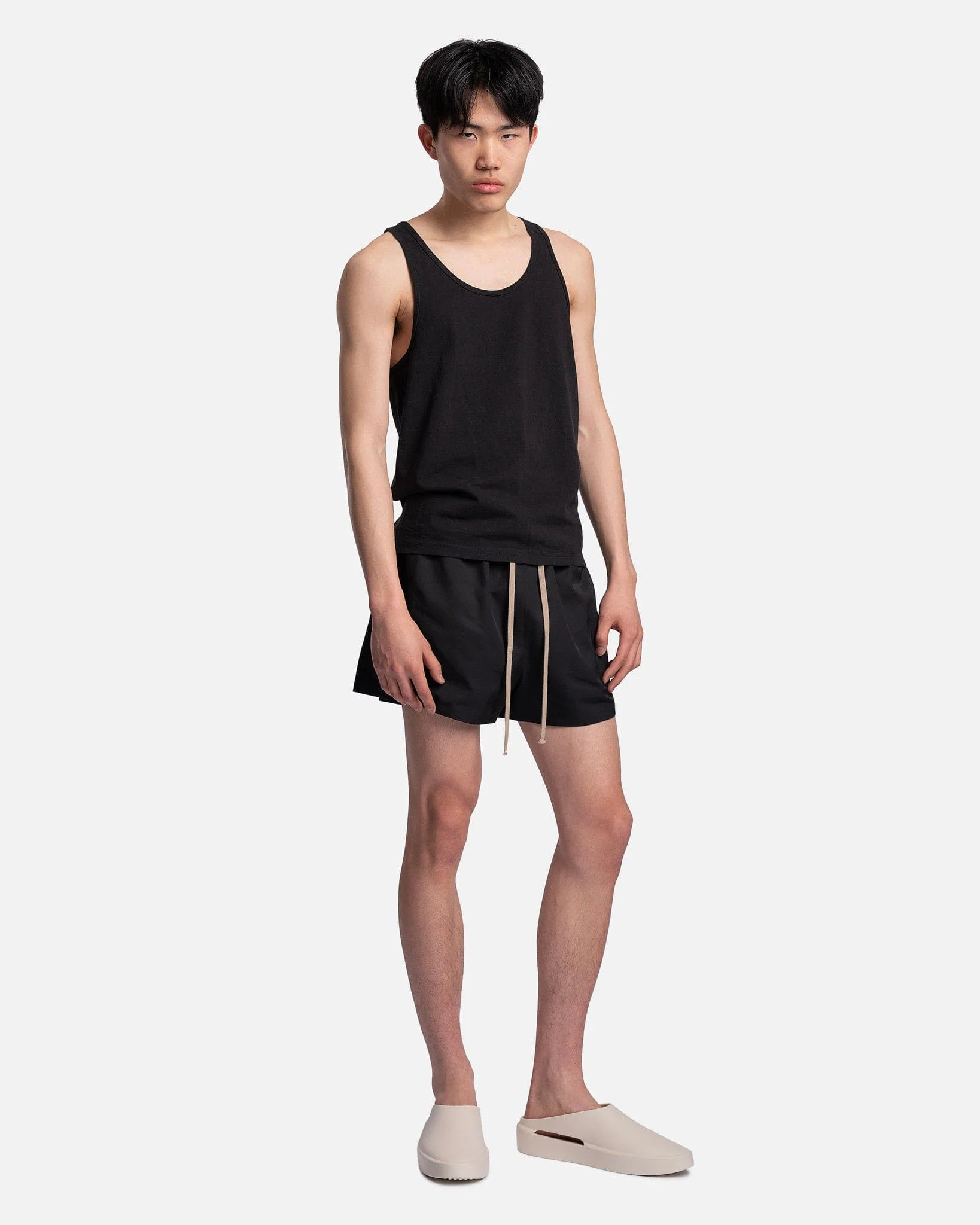 Eternal Wool Nylon Shorts in Black - Image 5
