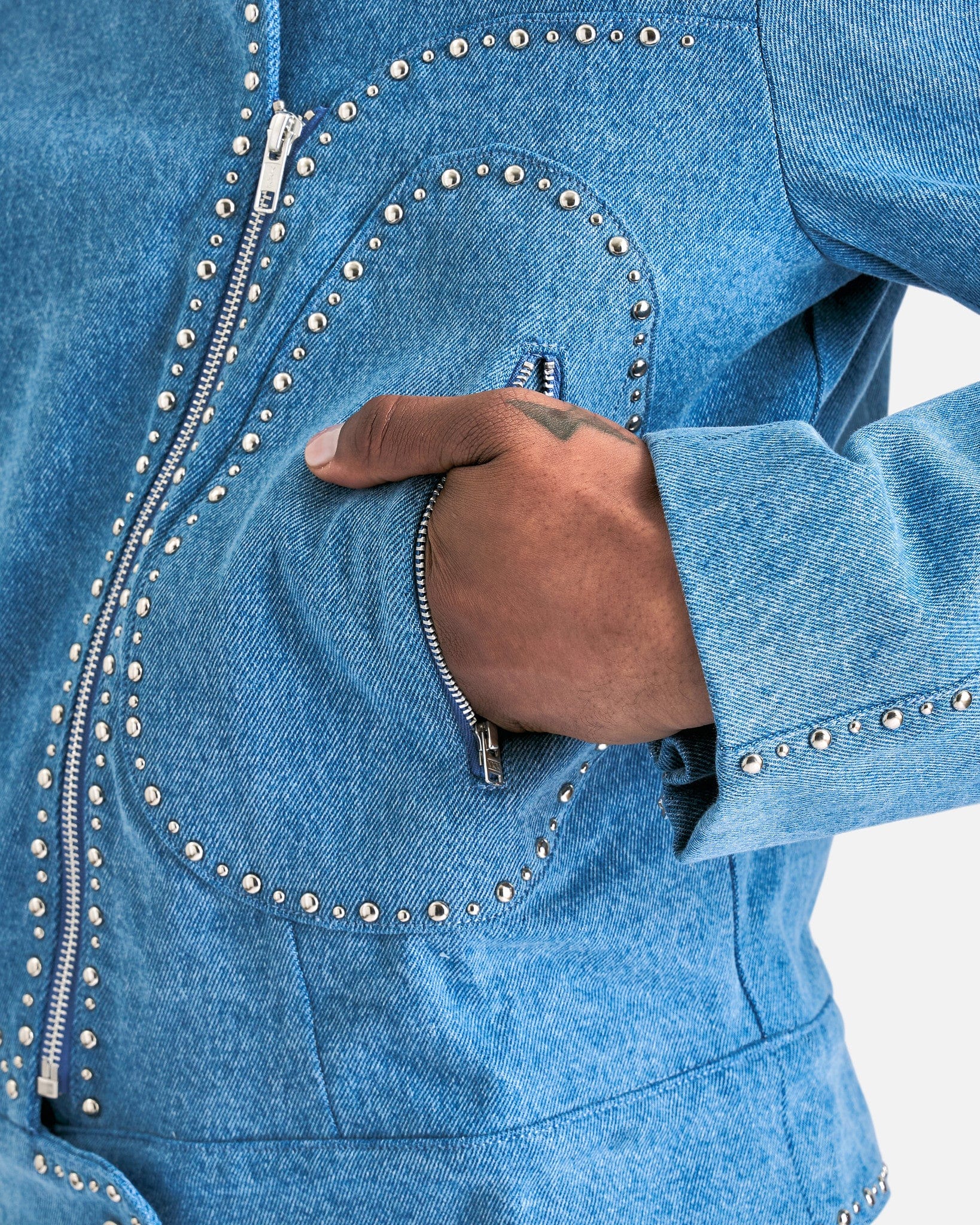 Blues Jacket in Light Blue - Image 5