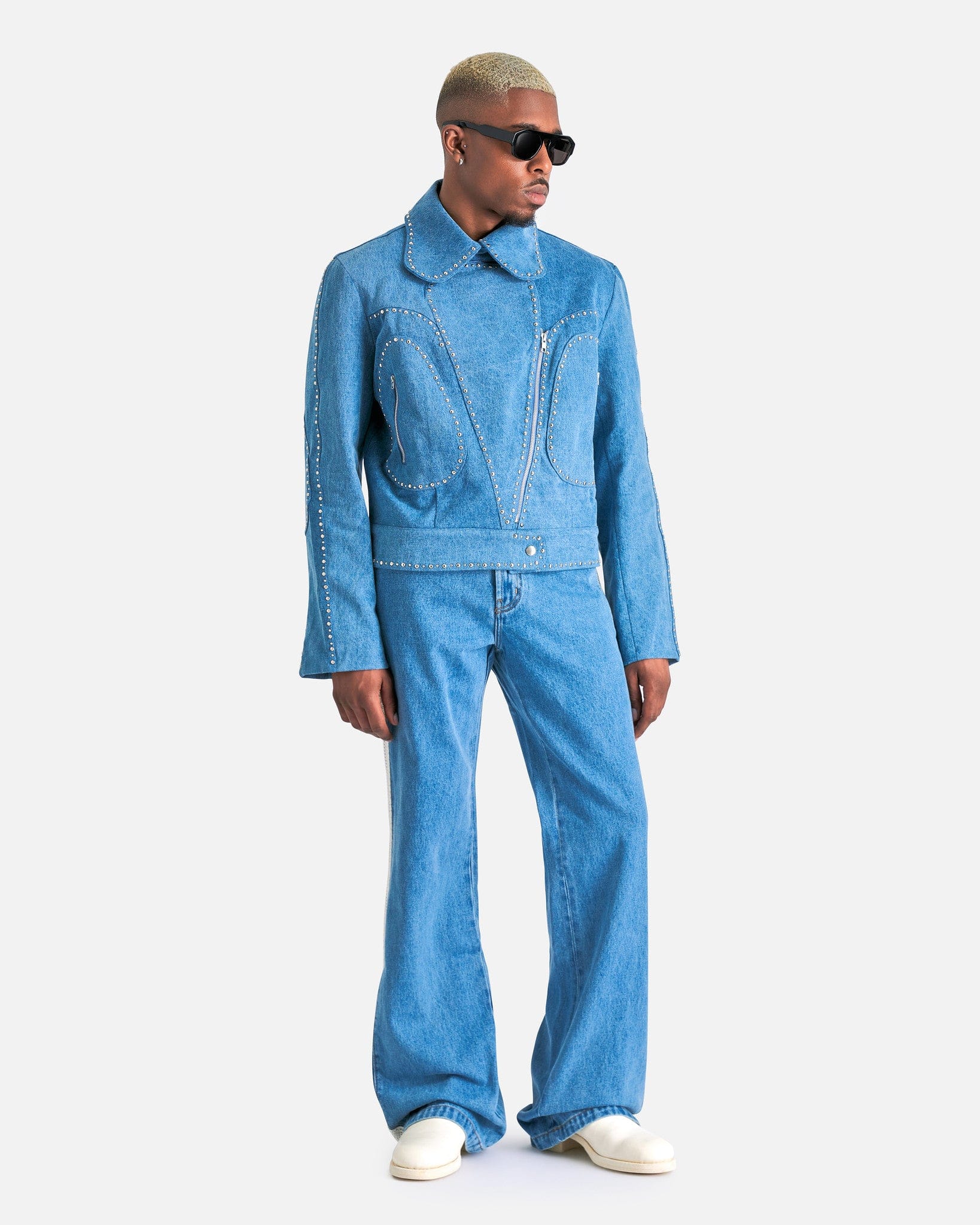 Blues Jacket in Light Blue - Image 9