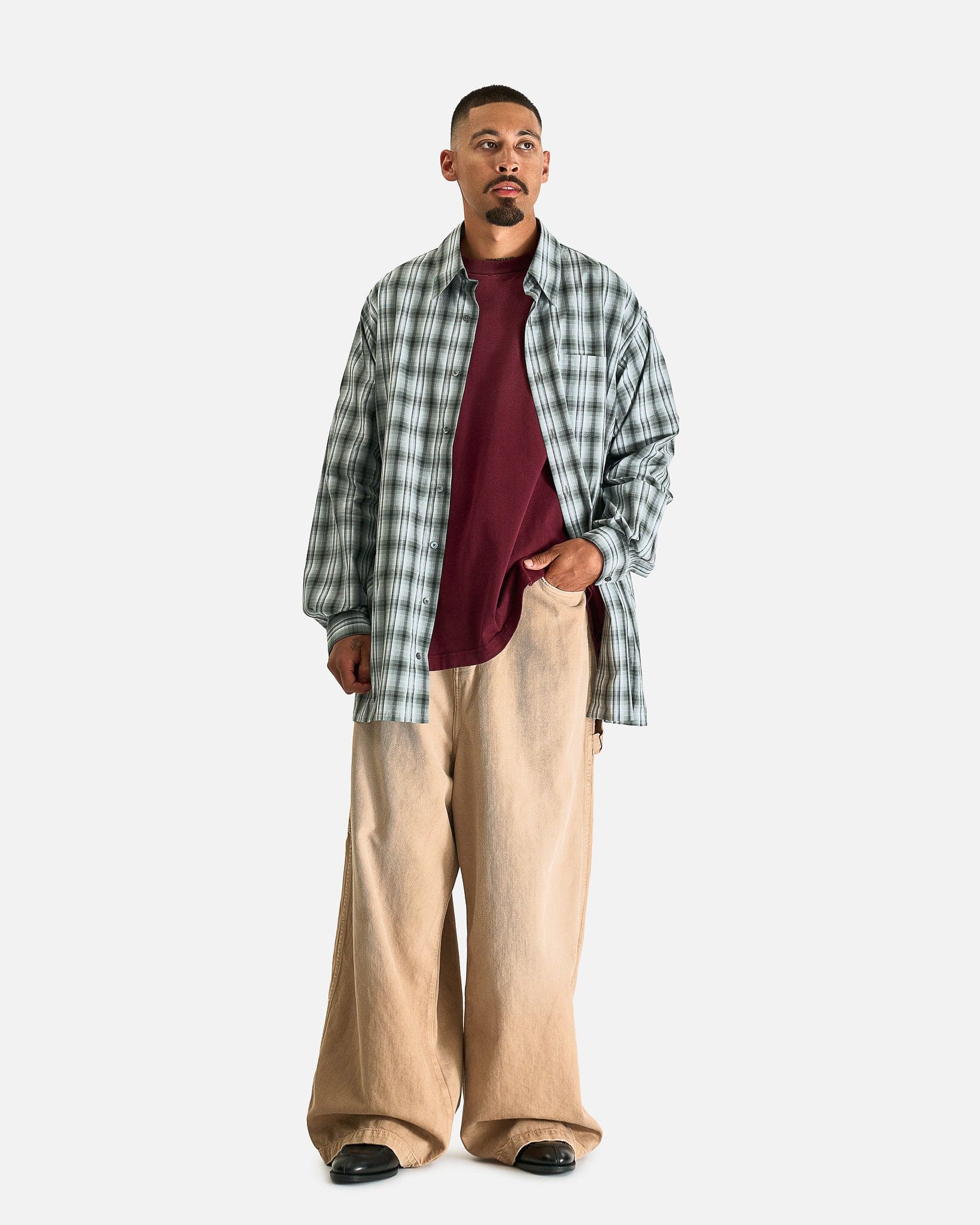 XL Carpenter Jean in Travertine - Image 8